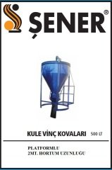 500 LT. KULE VİNÇ BETON KOVASI