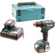Makita Ddf485rtj Akülü Matkap Vidalama 18 V 5.0 Ah Çift Akülü