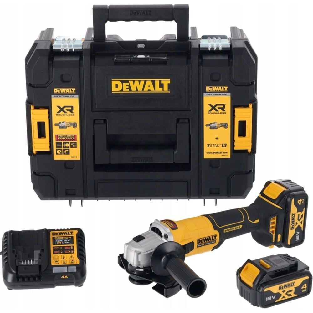Dewalt DCG407M2T-QW 18V Xr Kömürsüz Akülü Avuç Taşlama 2X4. 0AH