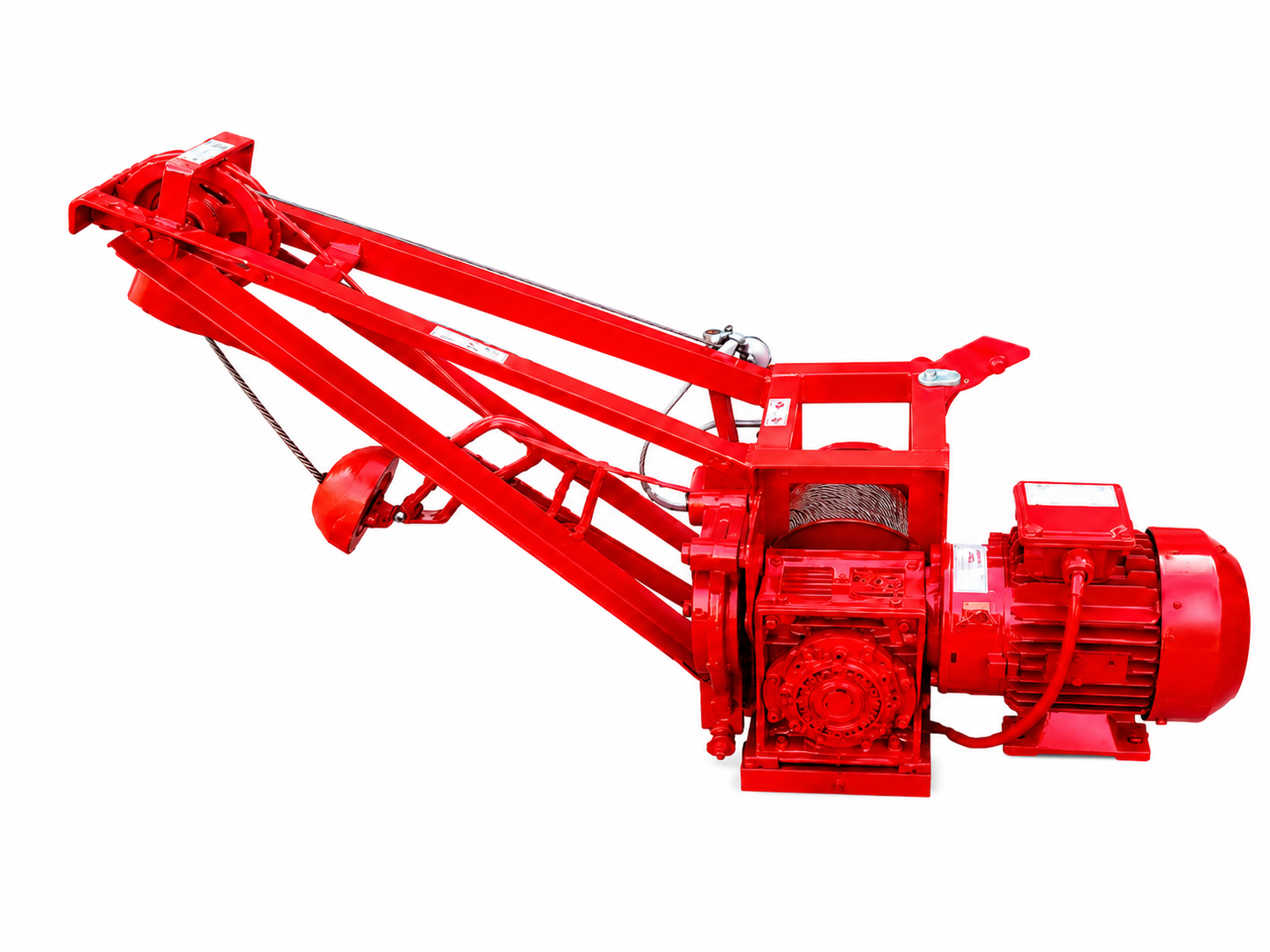 250 Kg. Sessiz İnşaat Vinci  380v - Komple Set