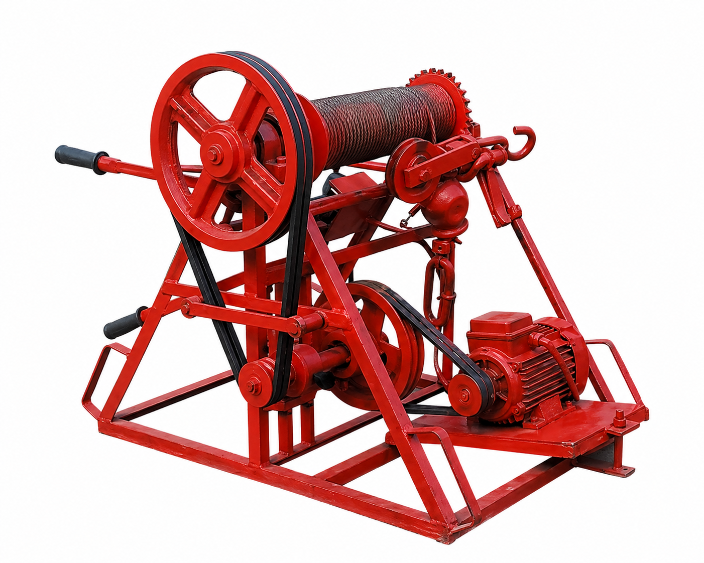 150 KG. YERDEN KUMANDALI KAYIŞLI GIRGIR VİNÇ 220V