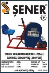 500 KG. OTURAKLI MUHAFAZALI KAYIŞLI GIRGIR VİNÇ 380V