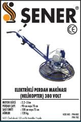 90 CM. ELEKTRİKLİ PERDAH MAKİNASI 380V