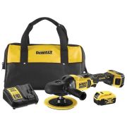 Dewalt DCM849P2-QW 18V 5Ah 180MM Li-Ion Çift Akülü Polisaj Makinesi