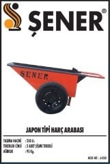 250 Litre Japon Tipi Harç Arabası
