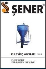 500 LT. KULE VİNÇ BETON KOVASI