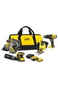 Stanley Marangoz Seti (MATKAP DEKUPAJ ZIMPARA DAİRE TESTERE) 1x4.0ah 1x2.0ah Sfmck412mds-qw