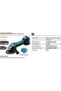 Makita Dga452Rmj Akülü Avuç Taşlama