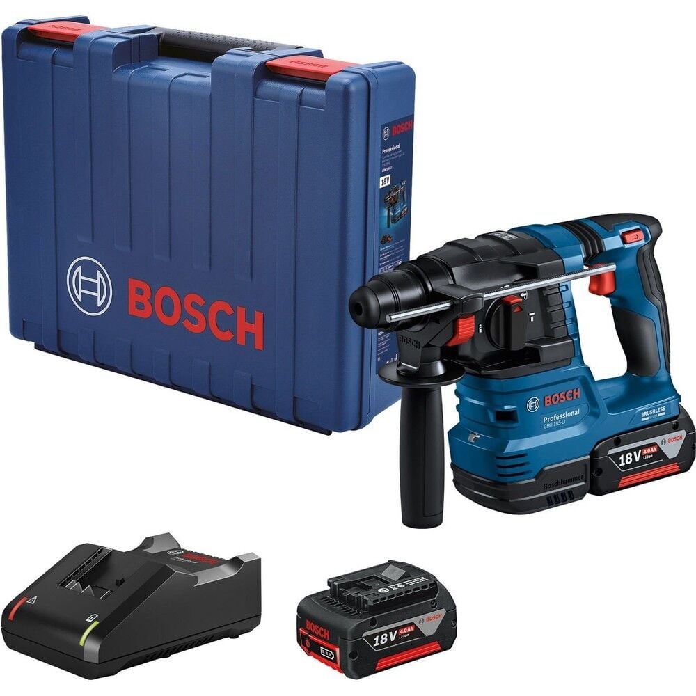 Bosch Gbh 185-LI 4 Ah Çift Akülü Kırıcı-Delici