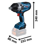 Bosch Professional GDS 18V-1050H 5.0 Ah Çift Akülü Somun Sıkma Makinesi - 06019J8522