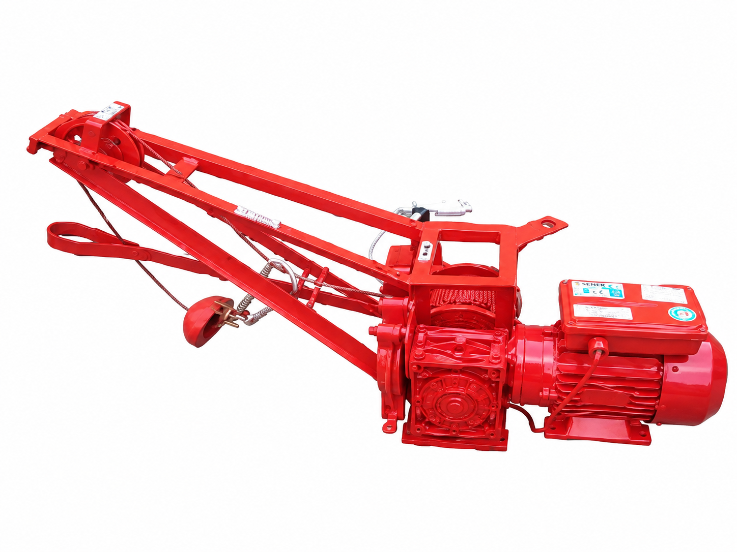 150 Kg. Sessiz İnşaat Vinci  220v - KOVASIZ