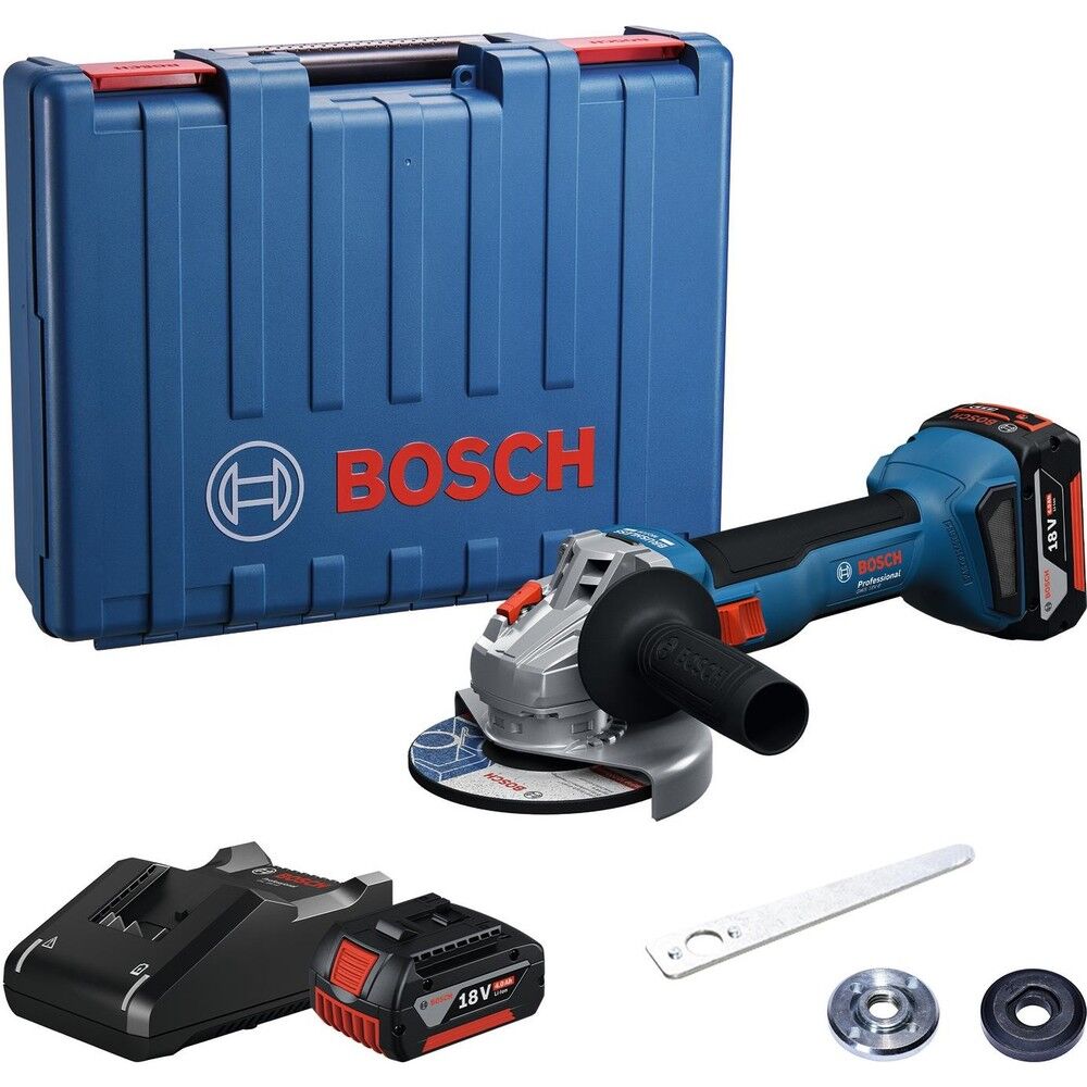 Bosch GWS 18V-8 Çift Akülü 4 Ah Taşlama Makinesi 06019N9020