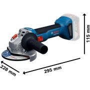 Bosch GWS 18V-8 Çift Akülü 4 Ah Taşlama Makinesi 06019N9020