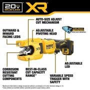 Dewalt DCE154N XJ Bakır Boru Kesme Makinesi ( Aküsüz )