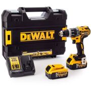 Dewalt DCD796P2-QW 18V/5.0Ah Li-ion Çift Akülü Kömürsüz Profesyonel Darbeli Matkap