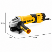 Dewalt Dwe4257 1500 Watt 125 mm Devir Ayarlı Profesyonel Avuç Taşlama