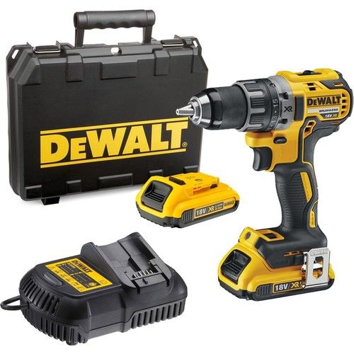 Dewalt DCD791D2-QW 18V/2.0Ah Li-ion Çift Akülü Kömürsüz Vidalama