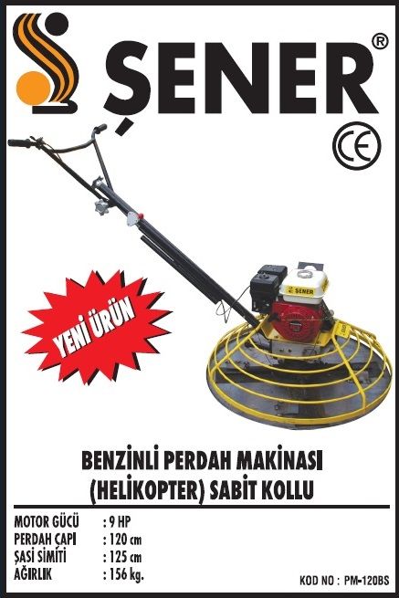 120 cm. Honda Benzinli Perdah Makinası