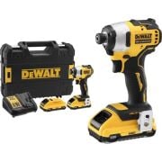 Dewalt DCF809L2T 18 V 3 AH Kompakt Kömürsüz Akülü Darbeli Matkap