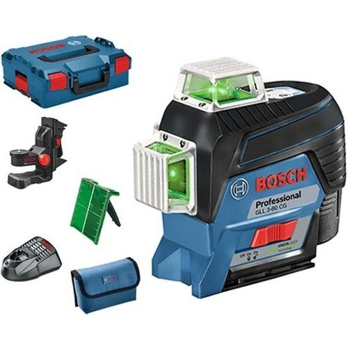 Bosch Gll 3-80 Cg L-Boxx + Bm 1 Yeşil Çizgi lazeri